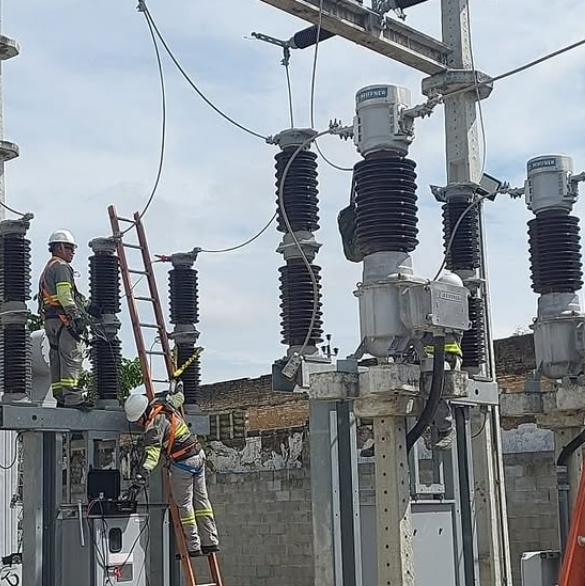 Manutenção preventiva de subestação 69kV — Grupo Aegis